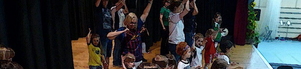 Eltern Kind Kurs beim Auftritt