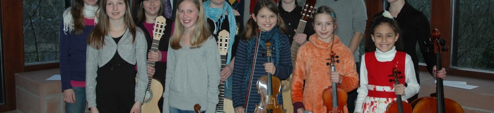 Teilnehmerehrung bei Jugend musiziert